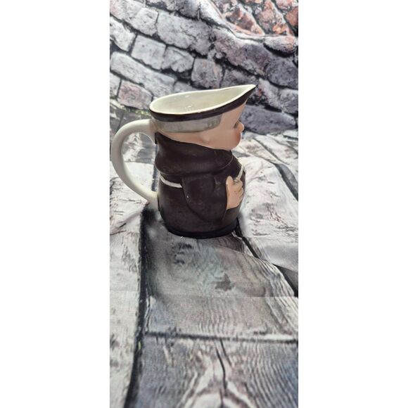 Vintage Goebel Monk Creamer Cup Friar Tuck1960 West Germany Coffee Bar EUC - Picture 2 of 5